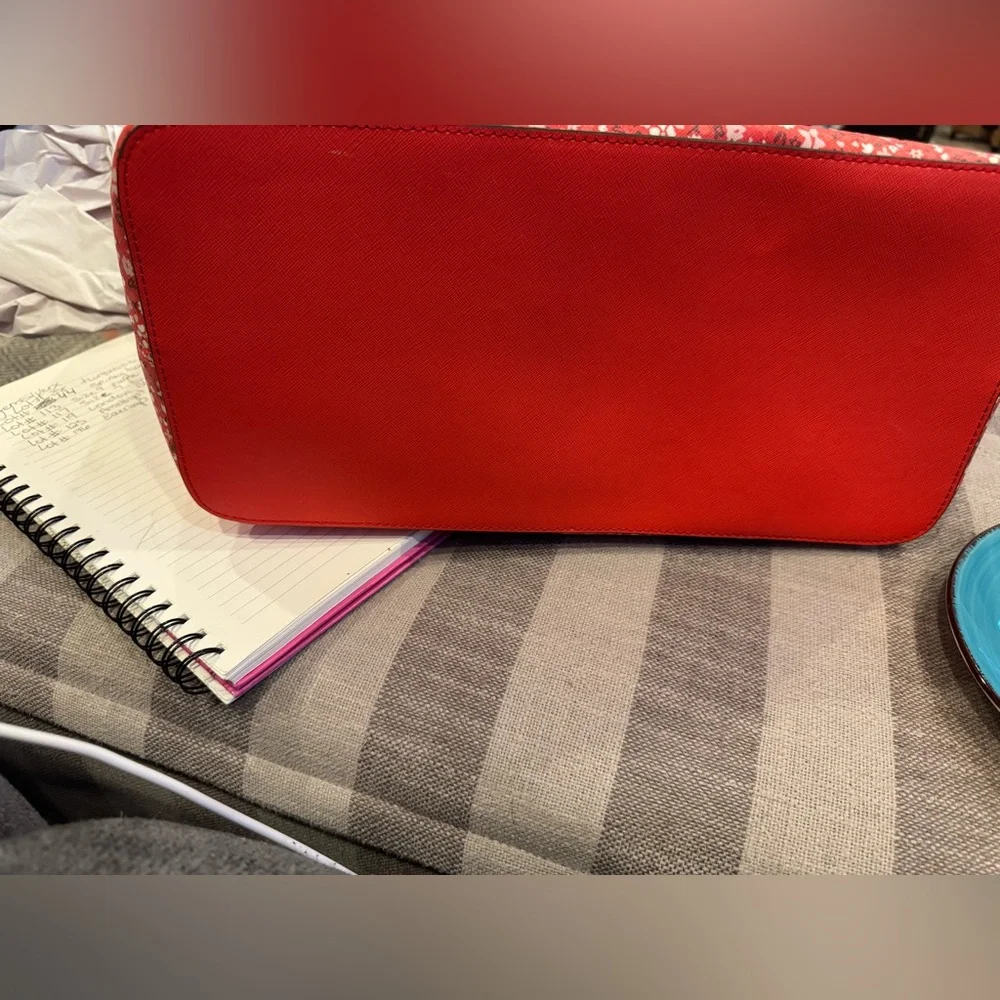 Michael Kors Red Floral Tote